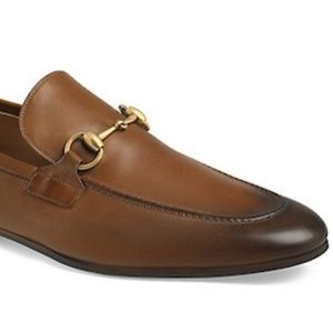 Gucci Jordaan Leather Loafers